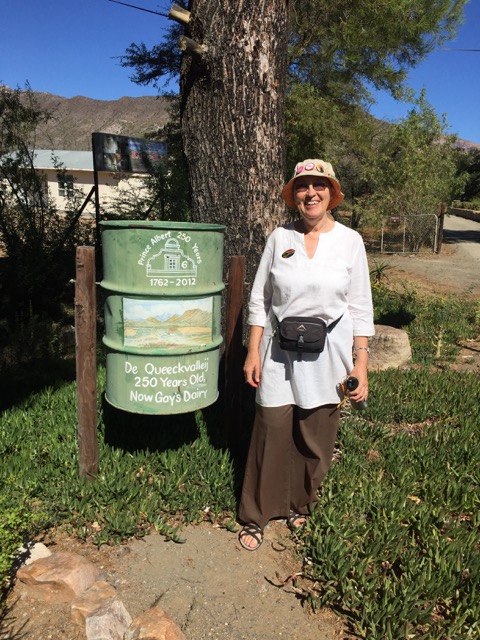 out and about on a historical walk