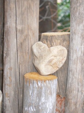 Karoo stones grace our labyrinth