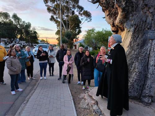 The WESGRO group on the Ghost Walk