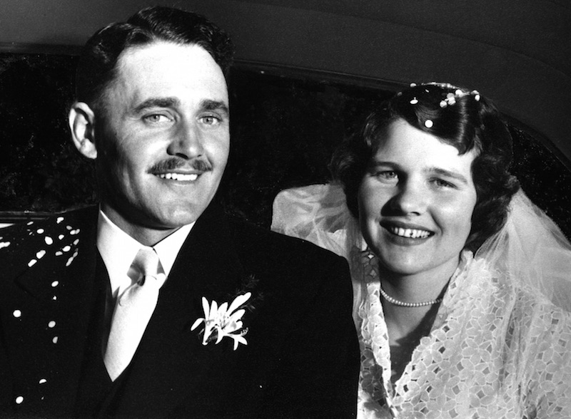 Pat and Helena Marincowitz on their wedding day