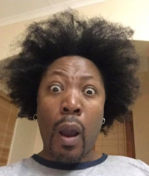 David April after the Ghost Walk